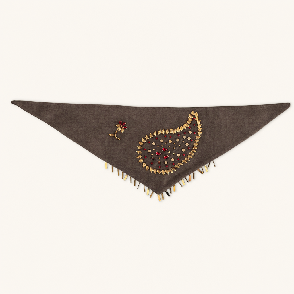 The Ruby Paisley Bandana